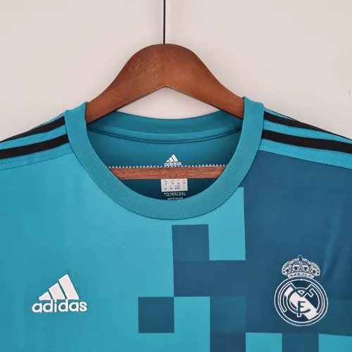 قميص ريال مدريد الثالث الخارجي رجعي طويل الأكمام 2017/2018 — view 3