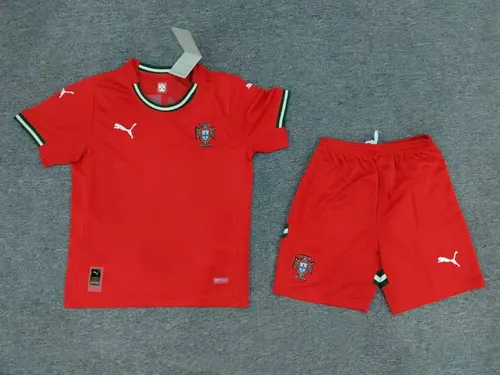 2025/2026 Portugal Home Football Shirt AAA fan-grade Kids Size