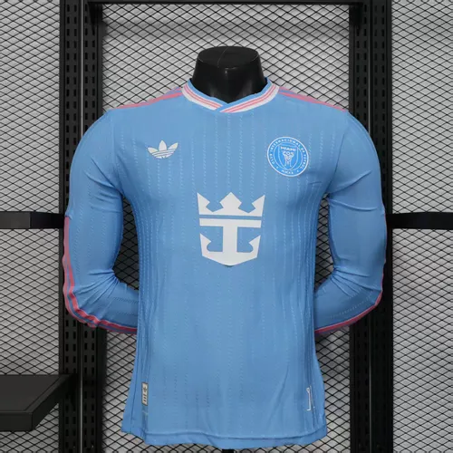 2025/2026 Long Sleeve Inter Miami Third Away Player Version Football Jersey AAA fan-grade