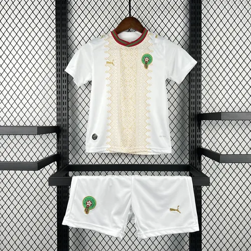 2026 Morocco National Team Away Jersey AAA fan-grade Kids Size
