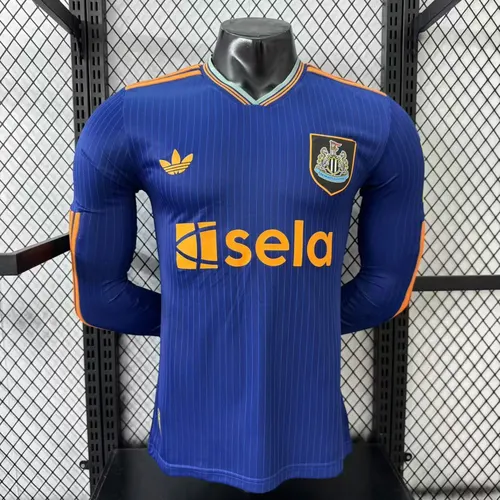 2025/2026 Long Sleeve Player Version Newcastle United Third Away Football Jersey AAA fan-grade