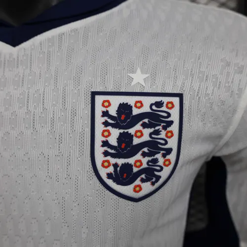 2024 Player Version Long Sleeve England Home Soccer Jersey — view 6