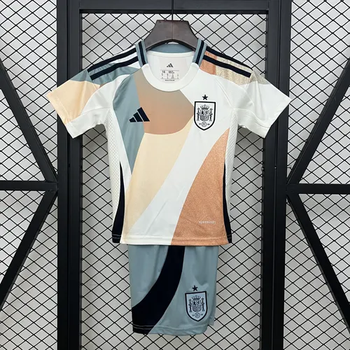 2025 Spain Away Football Shirt AAA fan-grade Kids Size