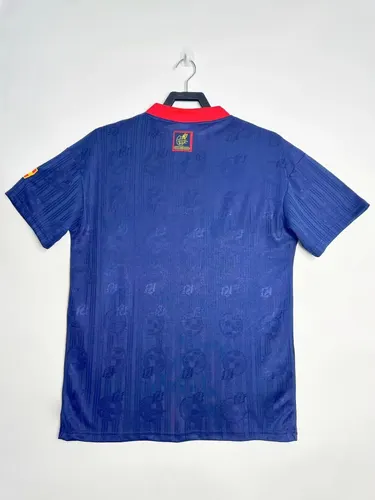 Camisa Visitante da Espanha 1996 Retrô Qualidade Tailandesa — view 2