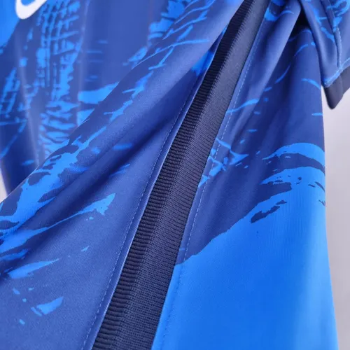 2022 Brazil Classic Blue Soccer Jersey — view 8