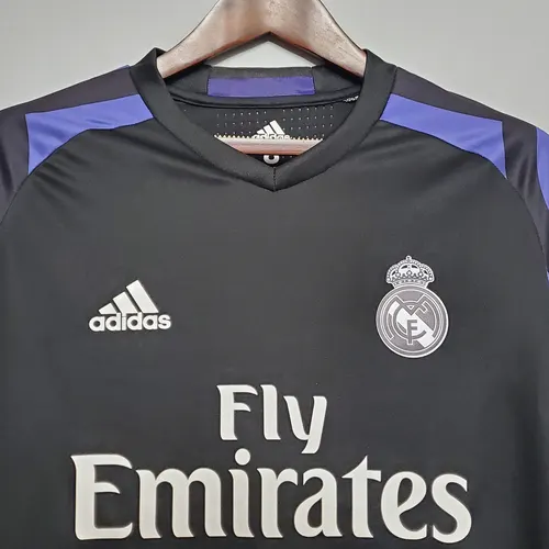 2016/2017 Retro Long Sleeve Real Madrid Third Away — view 3