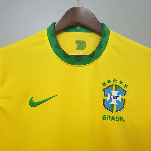 2020 Retro Brazil Home Football Shirt AAA fan-grade — view 5