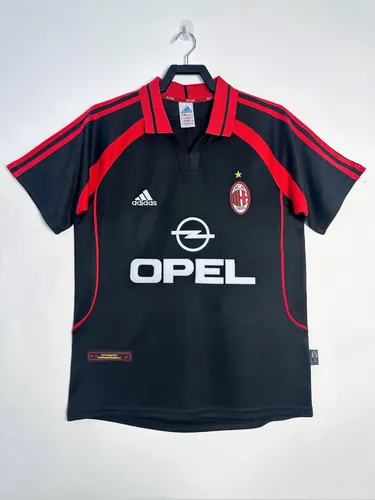 2000/2001 Retro AC Milan Camiseta Tercera Visitante Fútbol Calidad Tailandesa