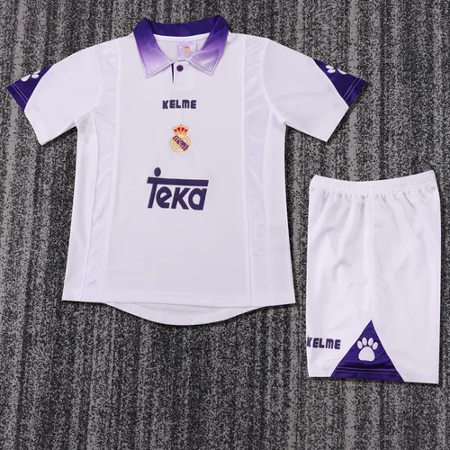 Maillot domicile rétro Real Madrid 1997-1998 Qualité thaï Taille enfant