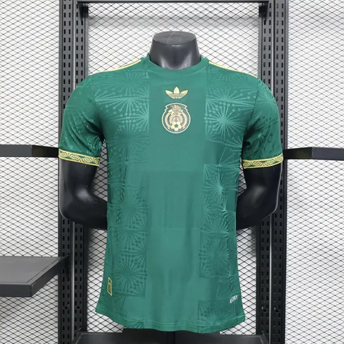 2025 Player Version Mexico National Gold cup Version Green Football Shirt AAA fan-grade