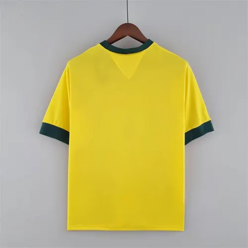 1970 Retro Brasilien Heim-Fußballtrikot — view 2