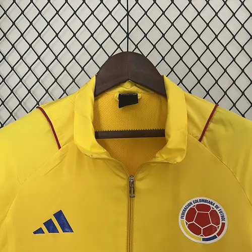 2024 Seleção Colombiana Corta-Vento Amarelo — view 3