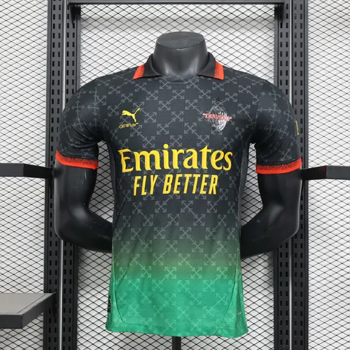 2025/2026 Player Version AC Milan Co-Branded Edition 01 Football Jersey AAA fan-grade