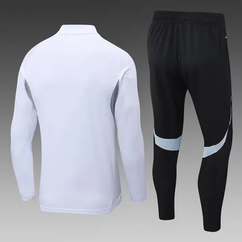 2025 Germany Half-Pull Training Suit White Jersey Set — view 2
