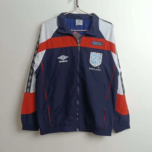2024 England Windbreaker Navy blue Soccer Jersey AAA fan-grade