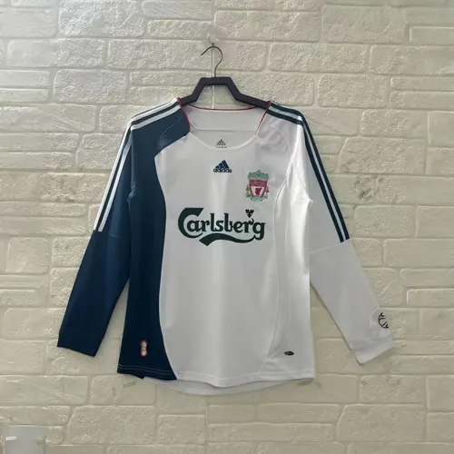 2006/2008 長袖 レトロ Liverpool アウェイ フットボール ジャージ 1:1 タイ品質