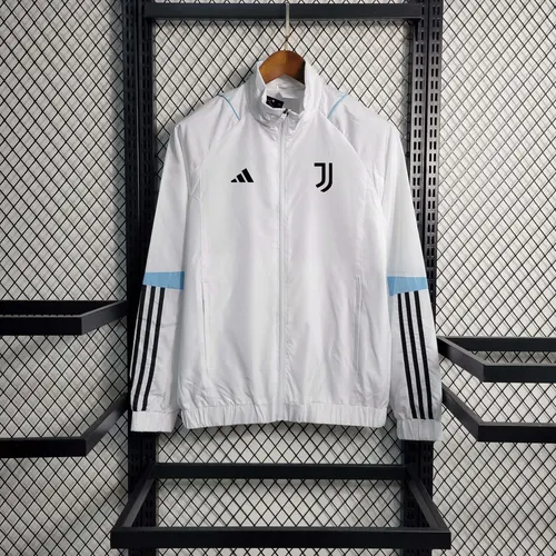 2023 Juventus Soccer Jersey Windbreaker white — view 1