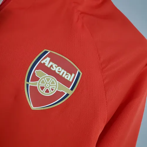 2021 Arsenal Soccer Jersey Windbreaker Red — view 5