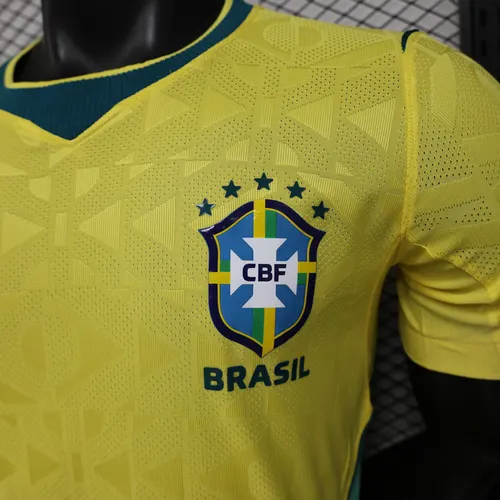 2026 Player version Brazil national team Home Football Jersey AAA fan-grade — view 5