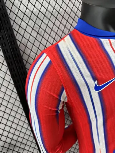 2024/2025 Player Version Atletico Madrid Home Long Sleeve AAA fan-grade — view 3