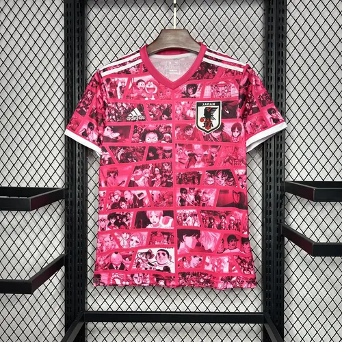 Camisa Rosa Especial Japão 2024-2025 Qualidade Tailandesa — view 1