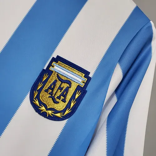 1986 Retro Argentinien Nationalmannschaft Heimtrikot — view 5