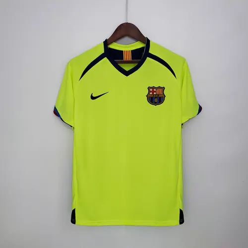 Maillot de football extérieur rétro 2005/2006 Barcelone Qualité Thaï