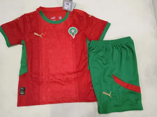 2024/2025 Morocco National Team Home Football Shirt AAA fan-grade Kids Size