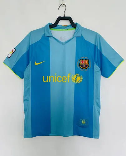 2007/2008 Maillot de Football Extérieur Rétro Barcelona Qualité Thaï