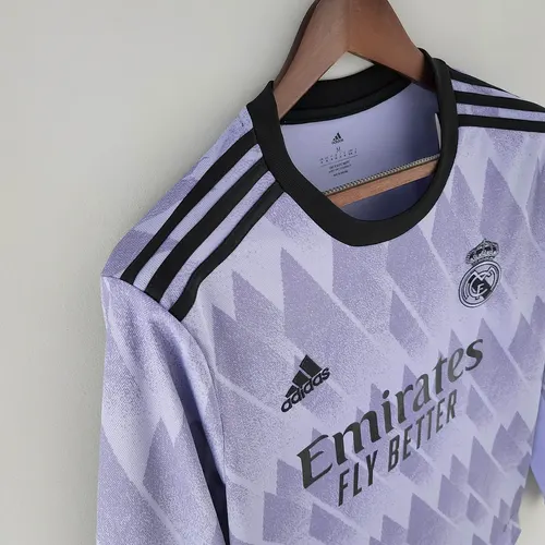 2022/2023 Manches Longues Real Madrid Extérieur Maillot — view 7