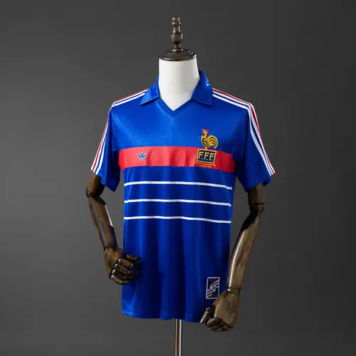 1984 Retro Frankreich Heimtrikot AAA Fanqualität — view 1