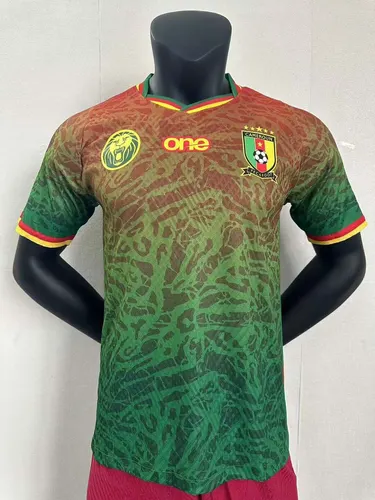 Maillot Domicile Version Joueur Cameroun 2024 Qualité Thaï