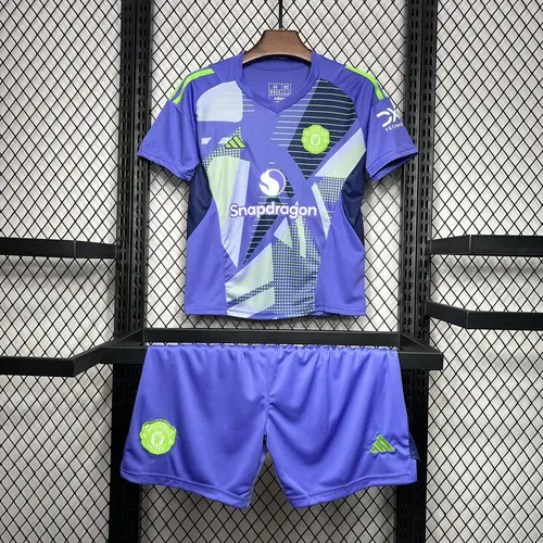 2024/2025 Manchester United Goalkeeper Football Shirt AAA fan-grade Kids Size