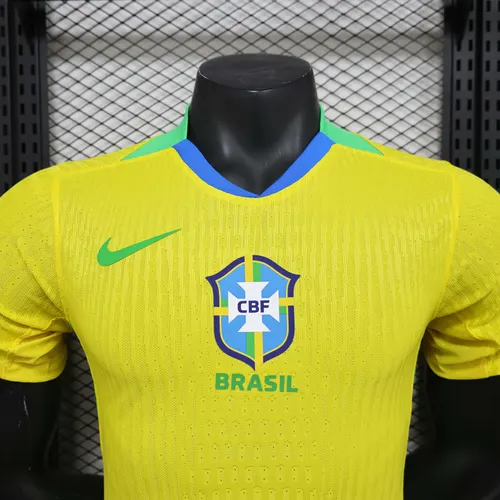 2025 Player Version Brazil Home Soccer Jersey — view 6