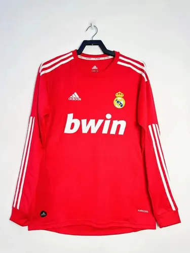 Camisa de Futebol Real Madrid Terceiro Visitante Manga Longa Retrô 2011/2012 — view 1
