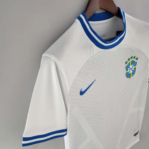 Camisa de Futebol 2022 Brasil Edição Conceito Branca — view 5
