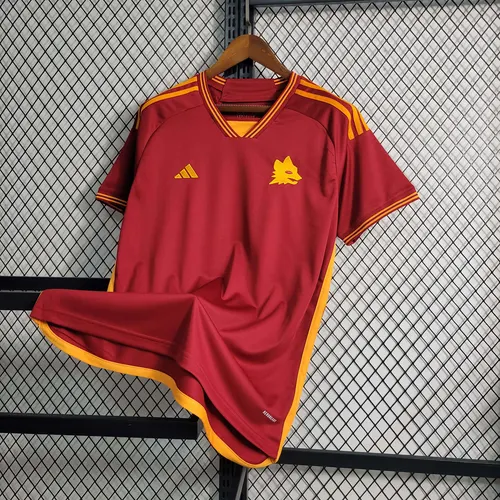 2023/2024 Roma Home Soccer Jersey AAA fan-grade — view 3