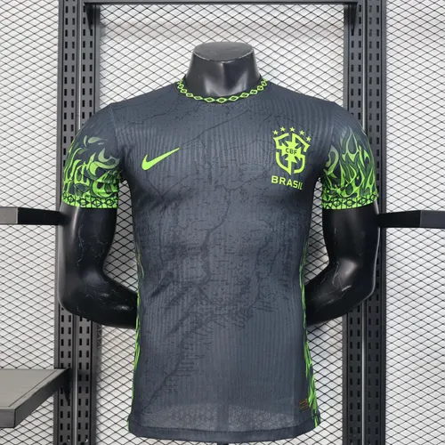 2025 Player Version Brazil Special Edition black Football Shirt AAA fan-grade