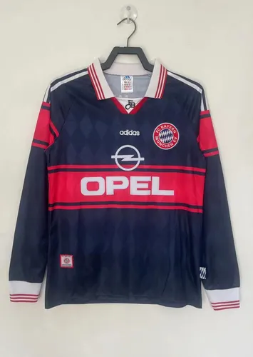 1997/1999 Retro Bayern Munich Home Football Jersey Long Sleeve AAA fan-grade