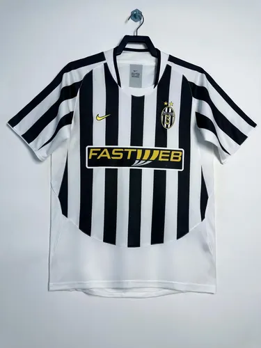 Camiseta de fútbol local retro de la Juventus 2003-2004 Calidad Tailandesa