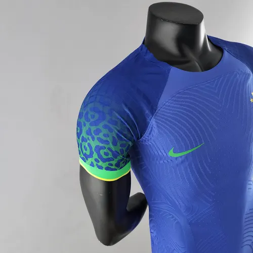 2022 FIFAワールドカップ プレイヤーバージョン ブラジル アウェイ サッカージャージ — view 7