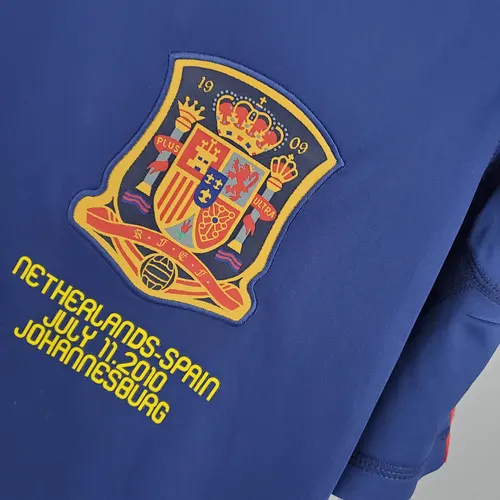2010 レトロ スペイン アウェイ サッカーシャツ — view 4
