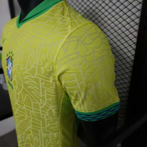 2024 Player Version Brazil Home Soccer Jersey — view 9