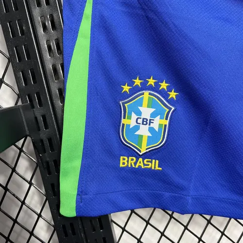 2024-2025 Brazil Home Shorts — view 3