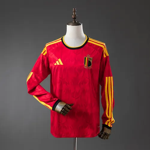 2026 Belgium National Team Home Long-Sleeve Jersey AAA fan-grade