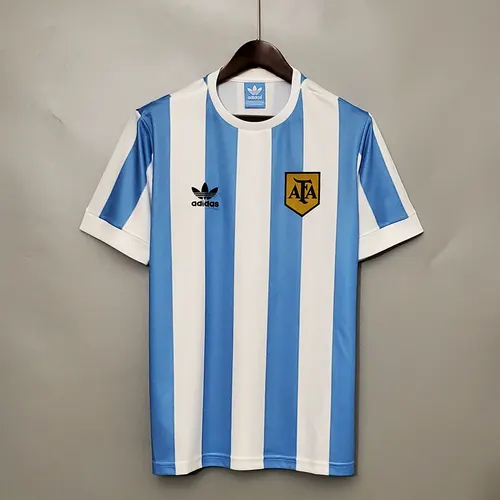 1978 Retro Argentinien Nationalmannschaft Heim Trikot