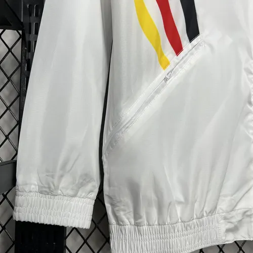 2024-2025 Germany Windbreaker Soccer Jersey White — view 5