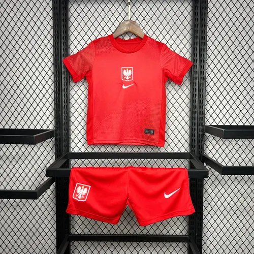 2024-2025 Poland Away Football Shirt AAA fan-grade Kids Size