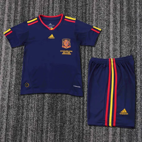 2010 Retro Spanien Auswärts-Fußballtrikot 1:1 Thai-Qualität Kindergröße