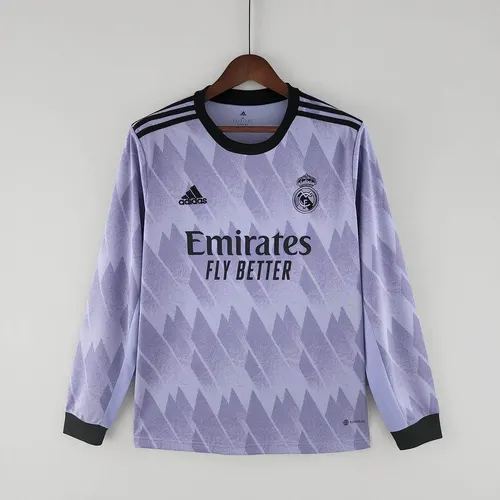 2022/2023 Manches Longues Real Madrid Extérieur Maillot — view 1